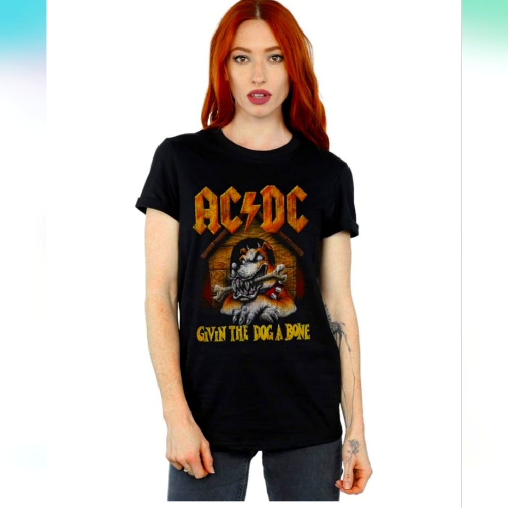 AC/DC Black Graphic T-Shirt